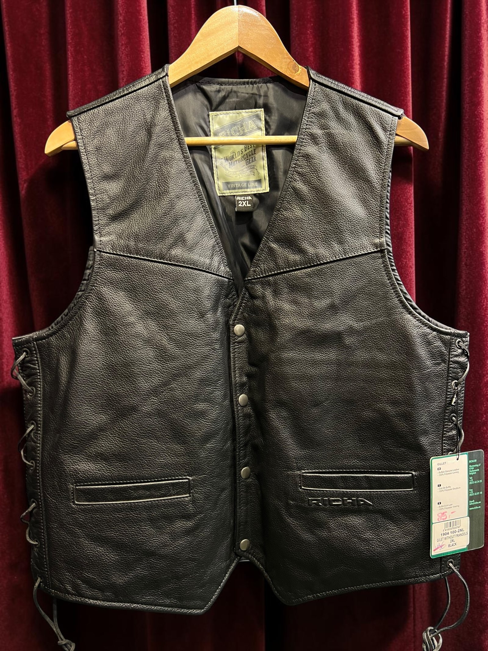 Richa leather vest